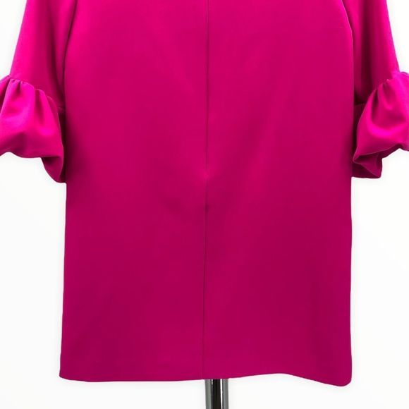 Milly Minis Fuchsia Fernanda Ruffle Sleeve Dress - Picture 5 of 11